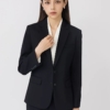 高級感女用修身西裝套裝｜兩粒扣免熨燙面試西服｜通勤職場必備