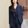 高級感女用三件式西裝套裝｜2025 春秋冬時尚職業裝｜西服＋西褲＋馬甲