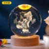 2.7 十二星座水晶球|星座開運擺飾 生日禮物禮盒收藏 光影能量水晶球
